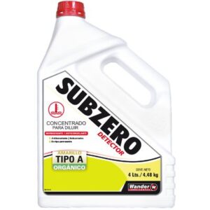 SUBZERO  Tipo  A  Concentrado DETECTOR Amarillo x   4 lt x  4u