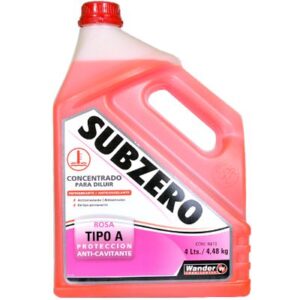SUBZERO  Tipo  A  Concentrado  Rosa x     4 lt x 4u